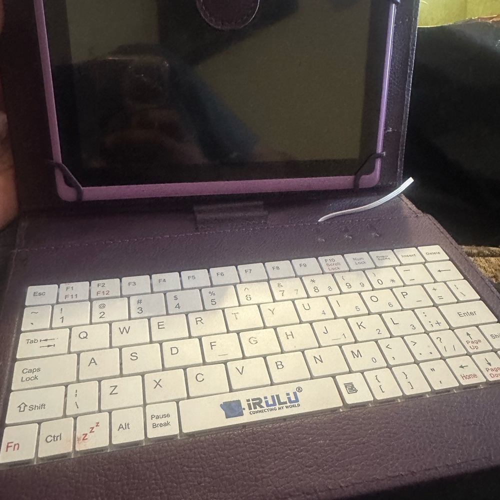 Ulu Purple Tablet Case with Keyboard